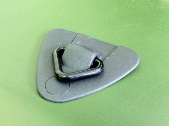 Towing rings for inflatable boats